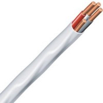 Romex 47182175 Building Wire, 8 AWG Wire, 3 -Conductor, 75 m L, Copper Conductor, PVC Insulation, Nylon Sheath