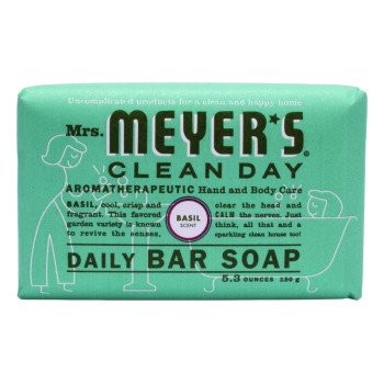 Mrs. Meyer's 324082 Bar Soap, Solid, Rain Water, 5.3 oz