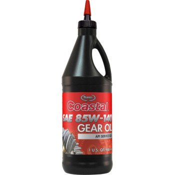 Coastal 12301 Gear Oil, 85W-140, 1 qt Bottle