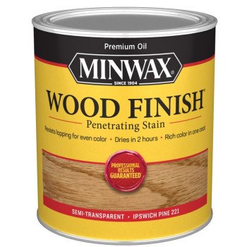 Minwax 70004444 Wood Stain, Ipswich Pine, Liquid, 1 qt, Can