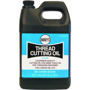 Harvey 16150 Thread Cutting Oil, 1 gal Jug, Clear