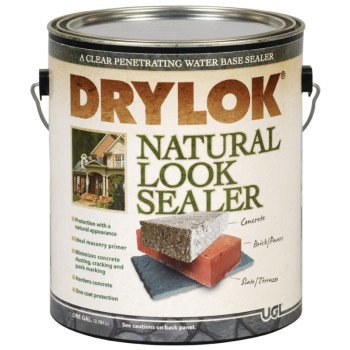 Drylok 22113 Natural Look Sealer, Clear, Liquid, 1 gal, Pail