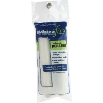 Whizz 44316 Roller Cover, 3/8 in Thick Nap, 6-1/2 in L, Fabric Cover
