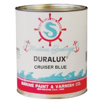 Duralux M737-4 Marine Enamel, High-Gloss, Cruiser Blue, 1 qt Can