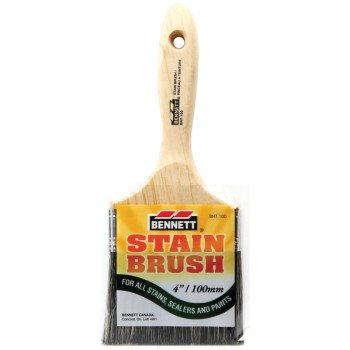 BENNETT BNT 100 Paint Brush, 4 in W, Polyester Bristle