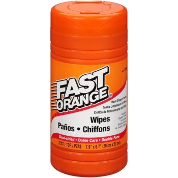 Fast Orange 25051 Cleaning Wipes, Citrus