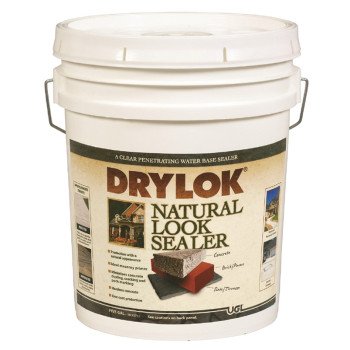 Drylok 22115 Natural Look Sealer, Clear, Liquid, 5 gal, Pail