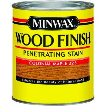 Minwax 70005444 Wood Stain, Colonial Maple, Liquid, 1 qt, Can