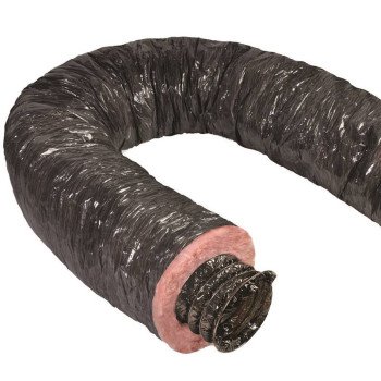 Master Flow MIF12X300 Mobile Home Insulated Flexible Duct, 12 in, 25 ft L, Polyethylene