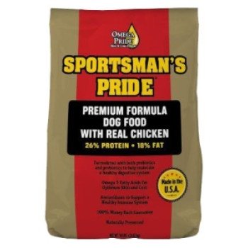Sportsman's Pride 10059 Dog Food, Puppy Breed, Chicken Flavor, 33 lb Bag
