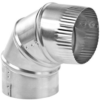Imperial VT0024 Adjustable Elbow, 4 in Connection, Aluminum