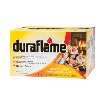 DURAFLAME 50604 Firelog, 4 lb,  3 hr Burn Time