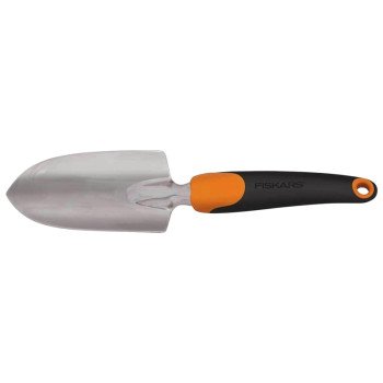 Fiskars 384220-1001 Garden Trowel, Cast Aluminum Blade, Plastic Handle, Ergonomic Handle, 12 in OAL