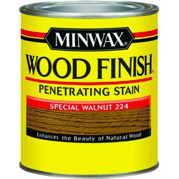 Minwax 222404444 Wood Stain, Special Walnut, Liquid, 0.5 pt, Can