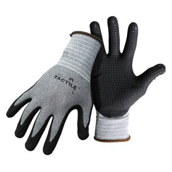 BOSS 8445-XL Work Gloves, Unisex, XL, Knit Wrist Cuff, Nitrile/Nylon, Assorted