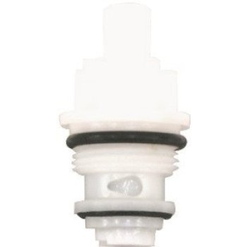 US Hardware P-048C Faucet Stem, Plastic, 1-15/16 in L, For: Nibco Washerless Kitchen and Vanity Faucets