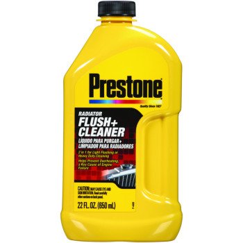 Prestone AS-105Y AS105Y Radiator Flush and Cleaner, 22 oz Bottle, Liquid, Sweet