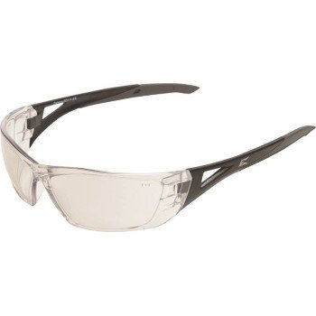 Edge SD111AR-G2 Non-Polarized Safety Glasses, Unisex, Polycarbonate Lens, Wraparound Frame, Nylon Frame, Black Frame