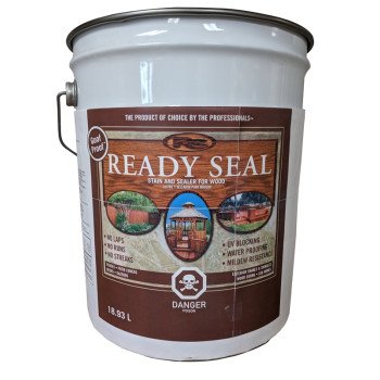 Ready Seal 515C Wood Stain and Sealant, Pecan, 5 gal