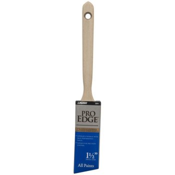 Linzer 2870-1.5 Paint Brush, 1-1/2 in W, Polyester Bristle, Angle Sash Handle