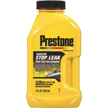 Prestone AS145Y Radiator Stop Leak, 11 oz Bottle, Slurry, Slight Azole