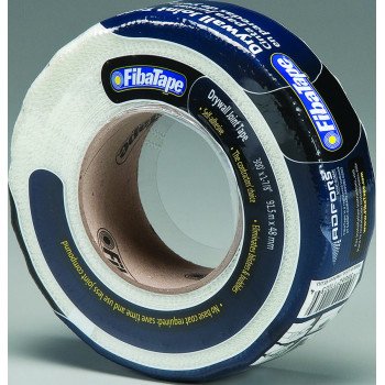 Adfors FDW8662-U Drywall Tape Wrap, 500 ft L, 1-7/8 in W, 0.3 mm Thick, White