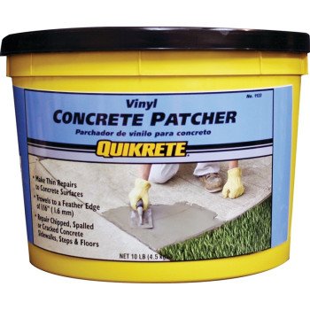 Quikrete 1133-11 Concrete Patch, Brown/Gray, 10 lb Pail