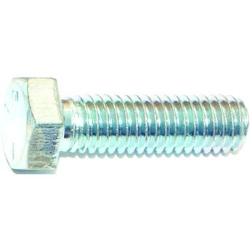 Midwest Fastener 00295 Cap Screw, 3/8-16 in Thread, 1-1/4 in L, Coarse Thread, Hex Drive, Zinc, Zinc, 100 PK