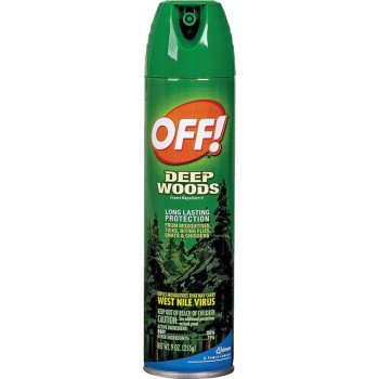 OFF! Deep Woods 22930 Insect Repellent V, 9 oz, Liquid, Clear, Alcohol