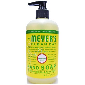Mrs. Meyer's 17425 Hand Soap, Liquid, Honeysuckle, 12.5 oz Bottle