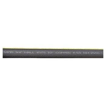 Quick R 70581T Pipe Insulation, 5/8 in ID x 2-1/8 in OD Dia, 6 ft L, Polyolefin, Charcoal