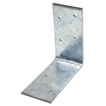 Simpson Strong-Tie A33 Angle, 3 in W, 3 in D, 1-1/2 in H, Steel, Galvanized/Zinc