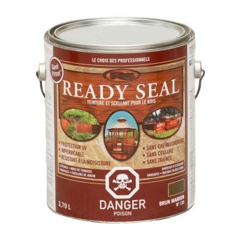 Ready Seal 135C Wood Stain and Sealer, Mission Brown, Liquid, 1 gal