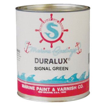 Duralux M749-4 Marine Enamel, Signal Green, 1 qt Can