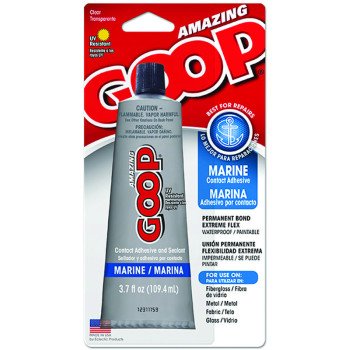 Amazing Goop 170012 Marine Adhesive, Liquid, Clear, 3.7 oz, Tube