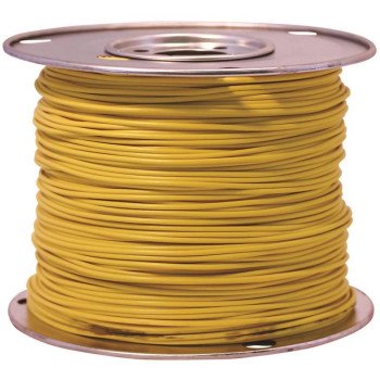 CCI 55668323 Primary Wire, 16 AWG Wire, 1-Conductor, 60 VDC, Copper Conductor, Yellow Sheath, 100 ft L