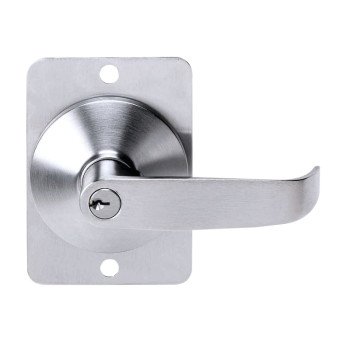 Tell Manufacturing EX100005 Entry Lever, Satin, Reversible Hand