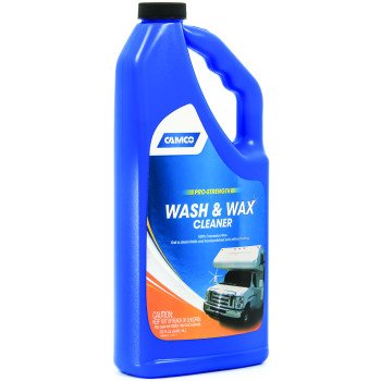 Camco 40493 Wash and Wax Cleaner, 32 oz, Bottle, Liquid, Fresh Fragrance