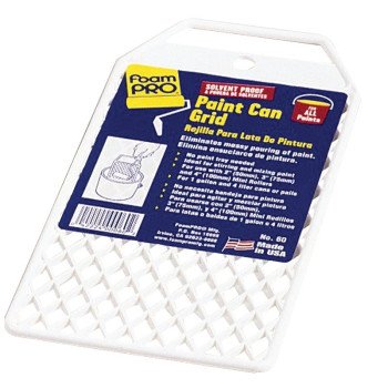 Foampro 60 Bucket Grid, 10 in L, 4 in W, For: 1 gal Can with Rollers Up to 4 in Wide