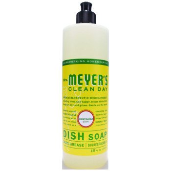 Mrs. Meyer's 17423 Dish Soap, 16 oz, Liquid, Floral, Colorless