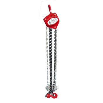 American Power Pull 400 Series 420 Chain Block, 2 ton, 10 ft H Lifting, 16-9/16 in Between Hooks