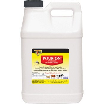 Bonide REVENGE 46431 Fly and Lice Control, Liquid, Pour-On, Spray Application, 2.5 gal