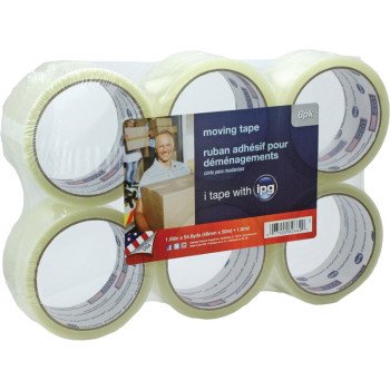 IPG 2662 Sealing Tape, 54.6 yd L, 1.88 in W, Polypropylene Backing, Clear