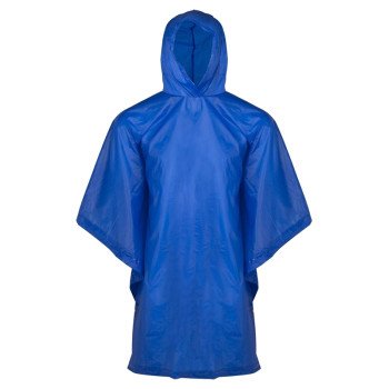 Diamondback PNC-01-L Poncho, One-Size, PVC, Blue, Hooded Collar