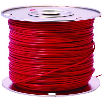 CCI 55668023 Primary Wire, 16 AWG Wire, 1-Conductor, 60 VDC, Copper Conductor, Red Sheath, 100 ft L