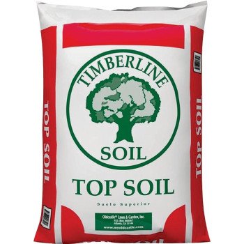 TIMBERLINE 50055019 Premium Top Soil, 1 cu-ft Coverage Area, 40 lb Bag