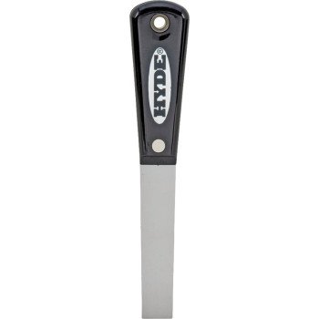Hyde 02005 Putty Knife, 3/4 in W Blade, HCS Blade, Nylon Handle, Tapered Handle, 7 in OAL