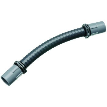 Carlon UAFAD Flexible Elbow, 1/2 in Trade Size, 0 to 90 deg Angle, Neoprene/PVC, Gray