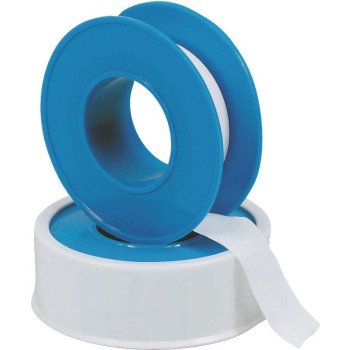 Harvey 17209-144 Thread Seal Tape, 260 in L, 3/4 in W, PTFE, Blue/White