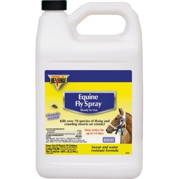 Bonide 46181 Equine Fly Spray, Liquid, Light Yellow, Characteristic, 1 gal Can